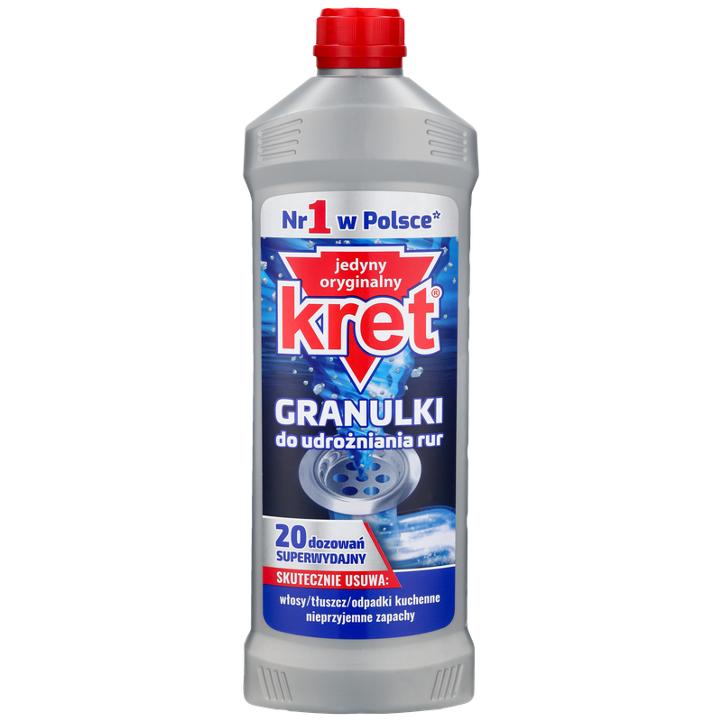 Kret Granulki do udrożniania rur 800g